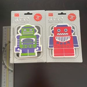 Jumbo Robot Erasers - 2